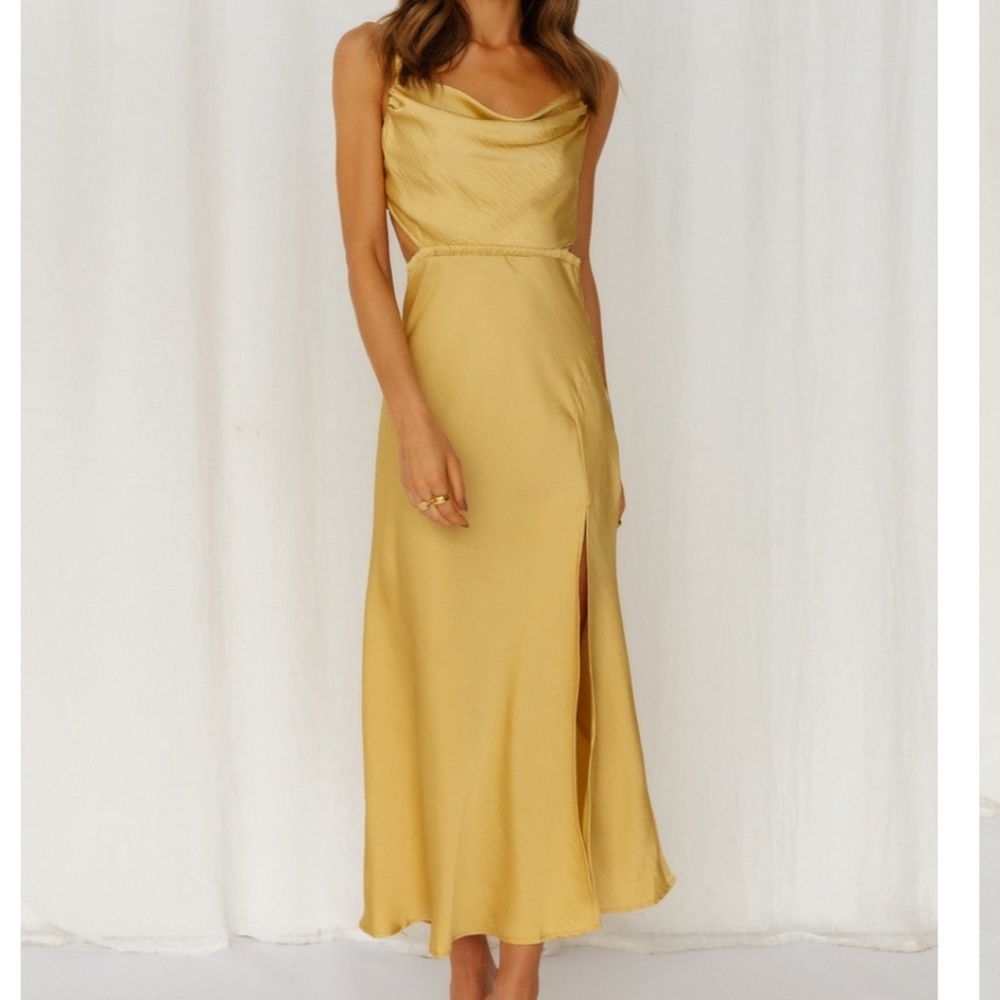 Hello Molly - Midi Dress Lemon